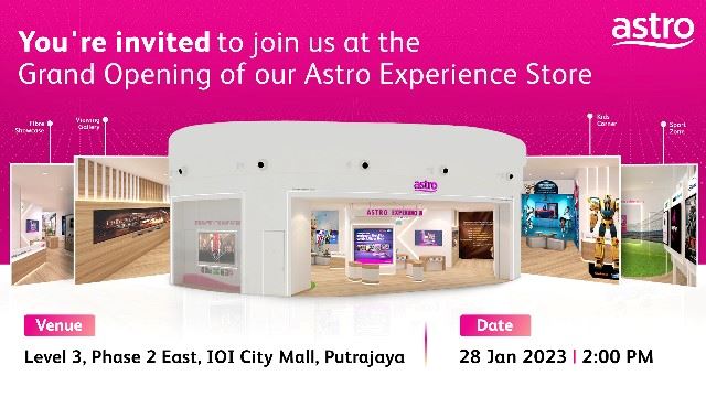 Pembukaan Astro Experience Store Terbesar Di IOI City Mall