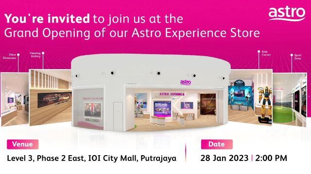 Grand Opening of Astro’s Largest Flagship Experience Store In IOI City Mall