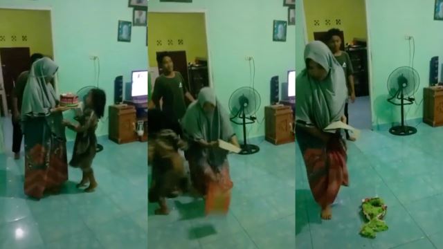 Video Of Little Girl Accidentally Collided With Her Birthday Cake Went Viral, Netizens Wish Her Happy Birthday