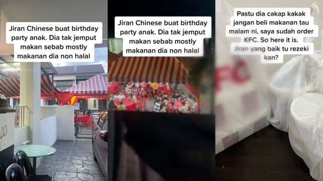 Netizens Praise M’sian Who Throws Birthday Party At Home & Buys Halal Food For Their Neighbour