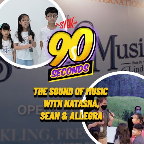 90 Seconds with Natasha, Sean and Allegra from The Sound of Music!