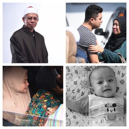 saya rasa terlalu sekejap bersama anak. adam baru berusia lima bulan, memang asyik teringat dia (adam rayqal) bila di rumah..ibu adam rayqal