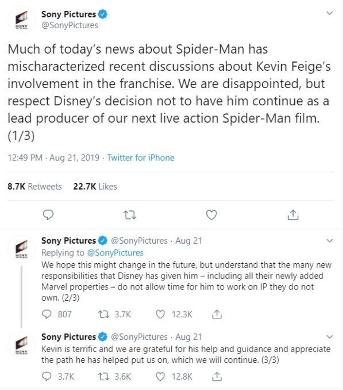 spider-man no more?