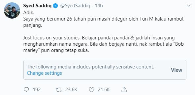 boys just want to grow their hair