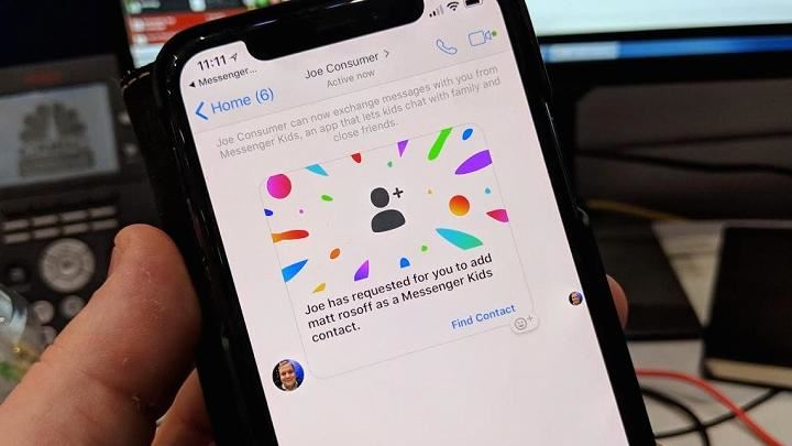 bawah 6 tahun kini boleh guna aplikasi khas untuk mesej di facebook