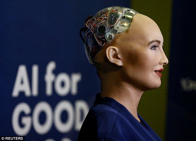 sophia, robot pertama diberikan taraf kerakyatan negara arab saudi
