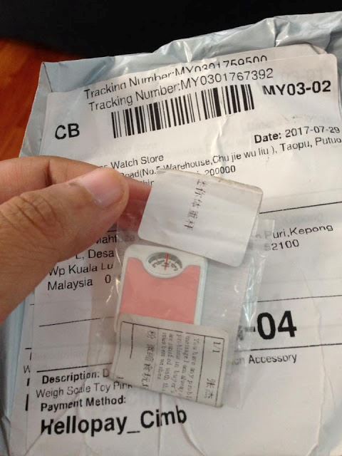 lawak betul reaksi netizen bila kakak ni salah beli penimbang berat badan