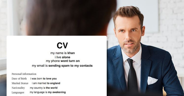 lelaki ni nak update cv guna google autocomplete, hasilnya?