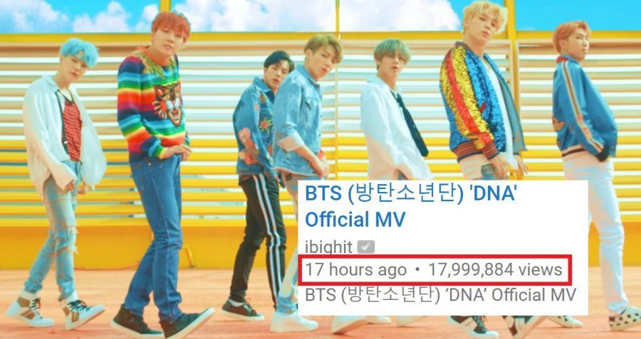 bts muzik video pecah rekod youtube, no 1 di 73 negara !