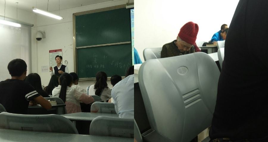 professor dipuji bawa mak hidap alzheimer ke kelas 