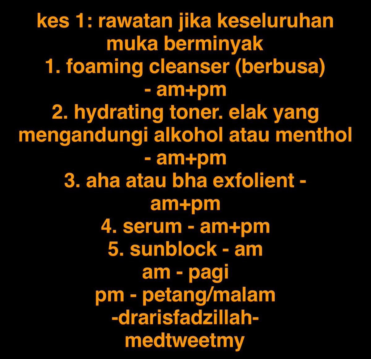 ni cara penjagaa kulit berminyak yang betul menurut doktor 