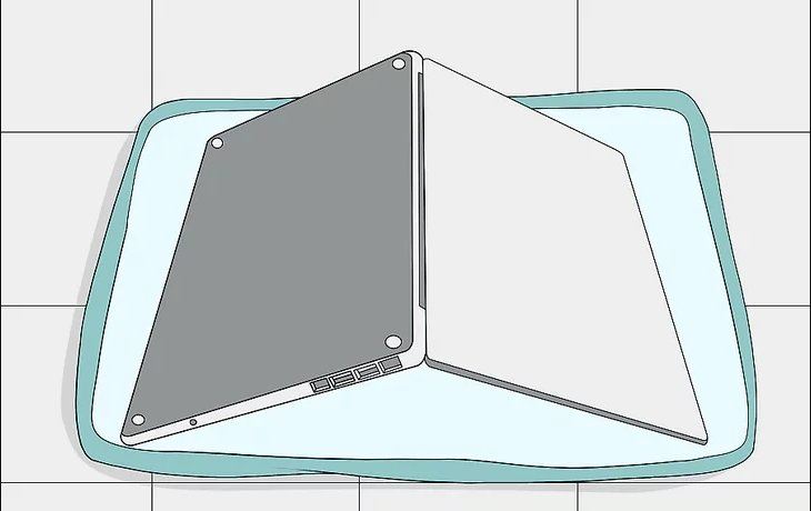 tertumpah air atas laptop ? ni kesan dan apa yang perlu dibuat