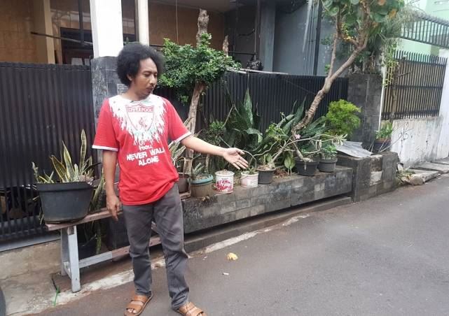 hanya rumah ni sahaja yang kena hujan 