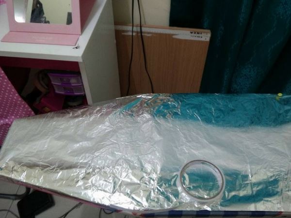 kalau guna bahan ni, gosok baju sebelah je dan cepat 