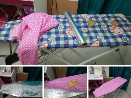 kalau guna bahan ni, gosok baju sebelah je dan cepat 