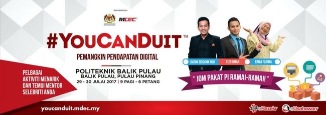 hanya klik dan skrol, duit masuk poket pun kembung