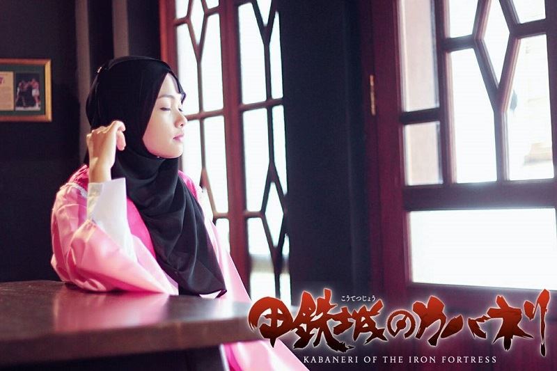 berhijab tak halang gadis dari malaysia ini menggayakan watak anime