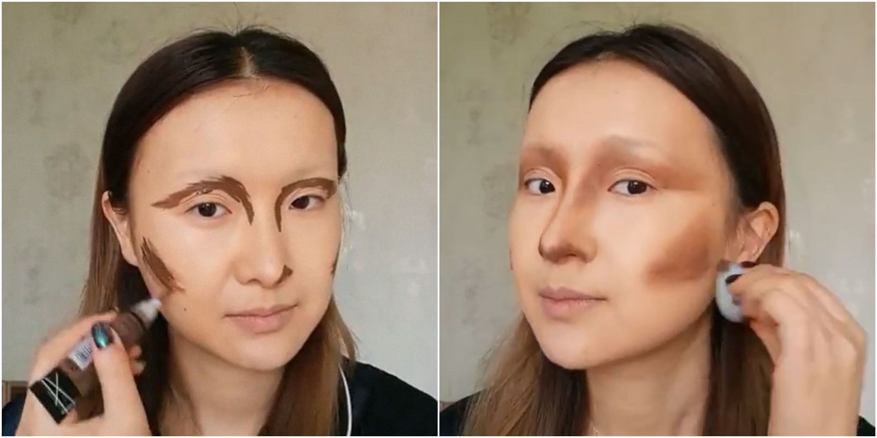 wanita ini dicabar untuk mengubah mukanya jadi mona lisa. tengok apa yang jadi