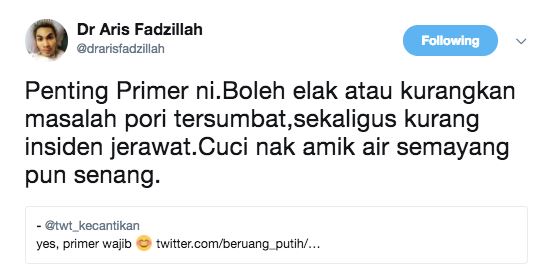 siapa yang kaki make up tapi nak elak jerawat, ni tips dari doktor