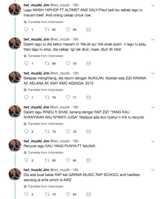 banyak yang orang tak tahu pasal malique. cerita lelaki ni