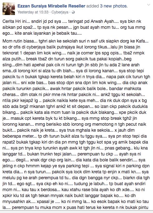 tergamaknya tinggalkan ayah tengah jalan ! 
