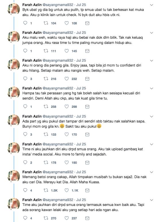 merana nak cantik, wanita ni kongsi kisah from pretyy to ugly