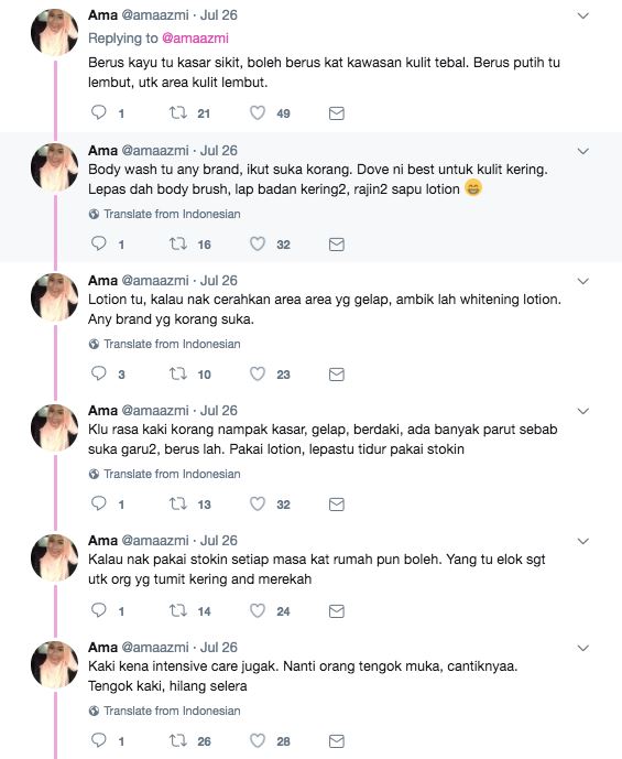 gadis ni share apa patut dibuat nak cerahkan bahagian badan yang gelap