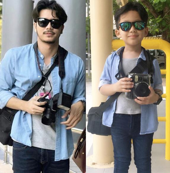 setiap kali keluar rumah budak 6 tahun ni tiru gaya fattah amin