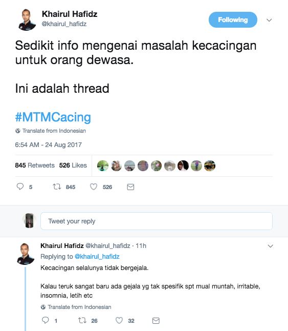 masalah kecacingan dalam perut ? doktor ni jelaskan perlu tak ambil ubat