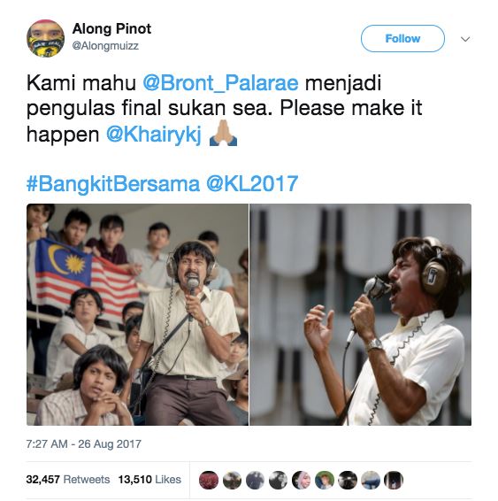 rakan artis sokong bront ulas bola sepak, itu bukan bidang saya 