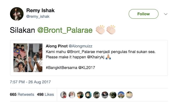 rakan artis sokong bront ulas bola sepak, itu bukan bidang saya 