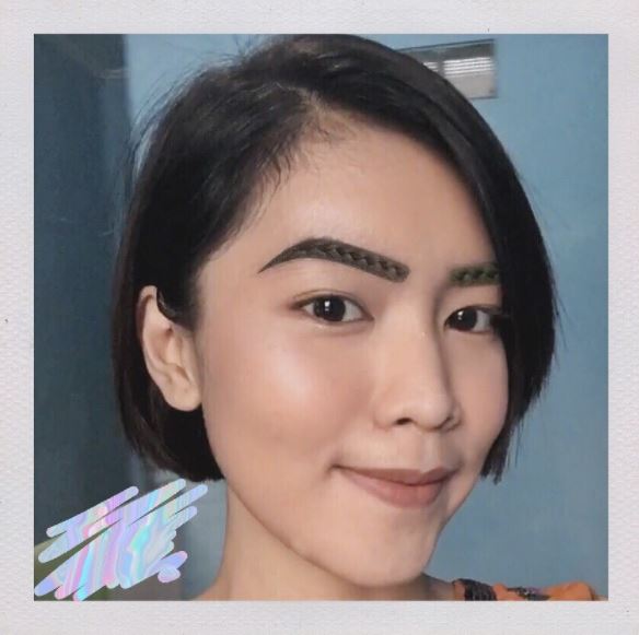 kening berombak dengan kening tocang. memang trend ke sekarang ?