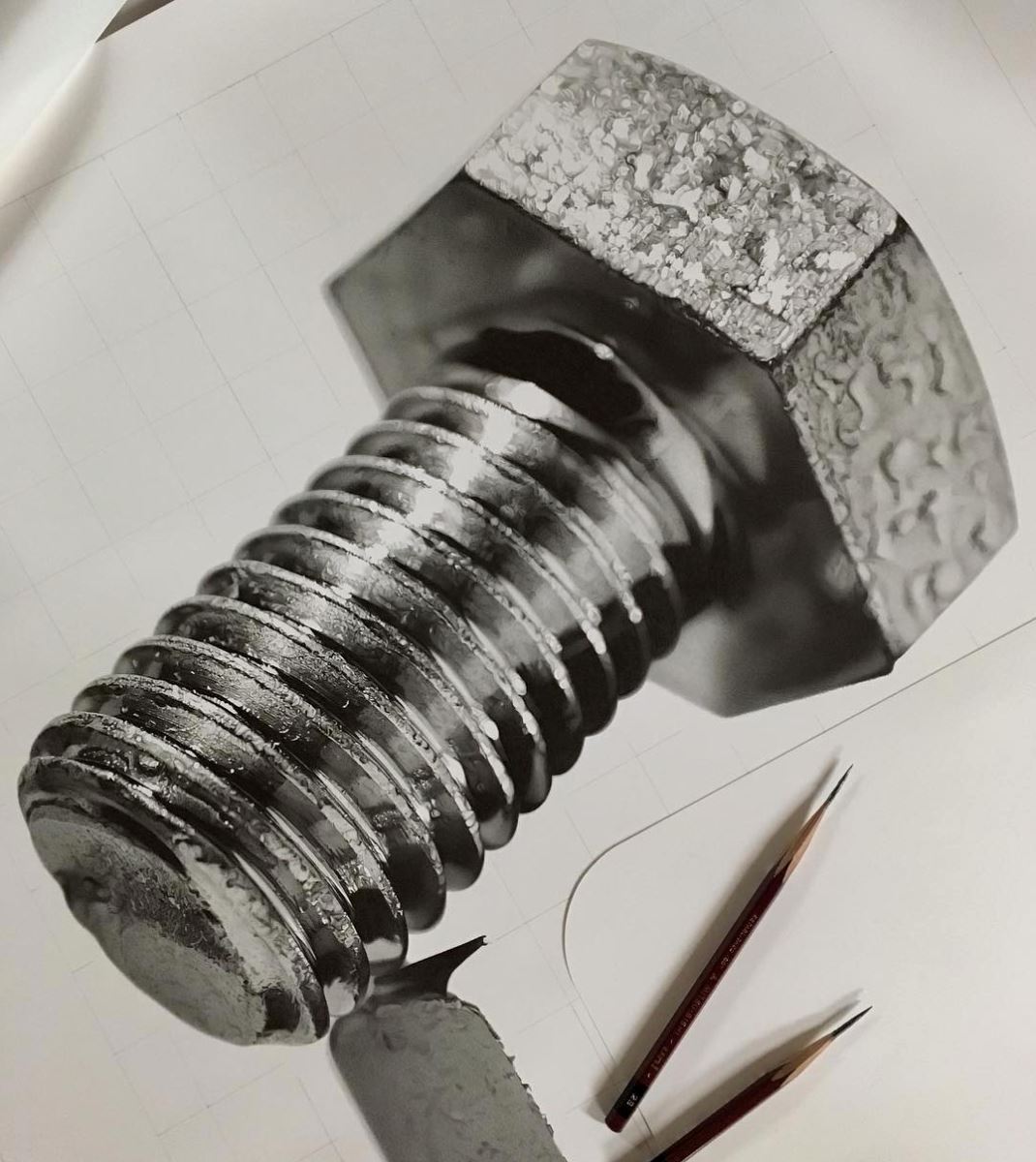 ramai ingat ni gambar tapi sebenarnya lukisan yang guna pensel 