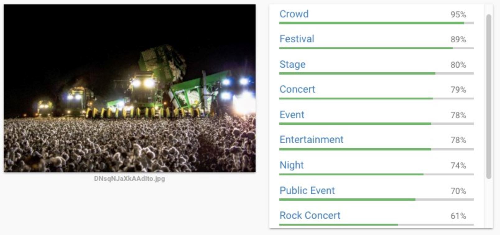 sekali pandang macam di konsert, rupanya bebola kapas yang sedang di proses