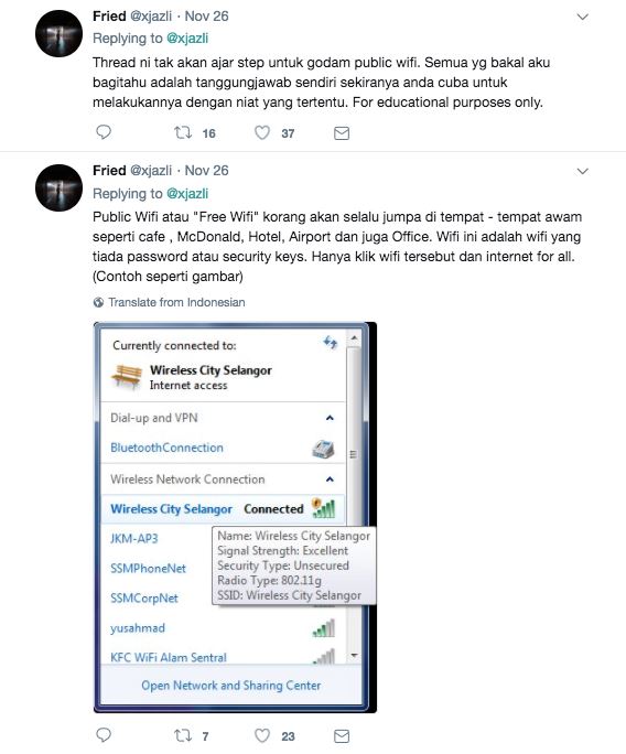 buka website penting guna public wifi ? ni risiko yang harus ditanggung 