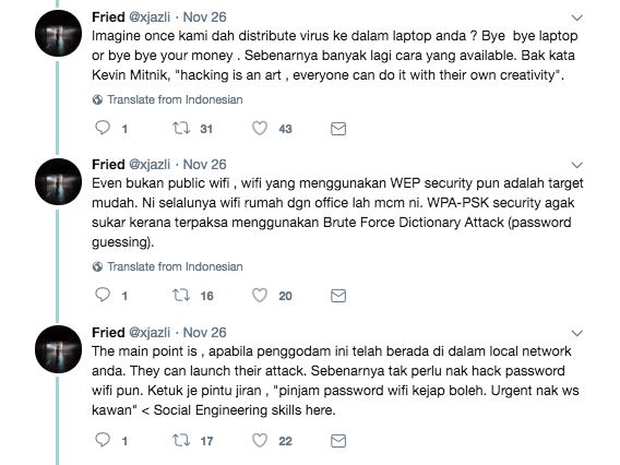 buka website penting guna public wifi ? ni risiko yang harus ditanggung 