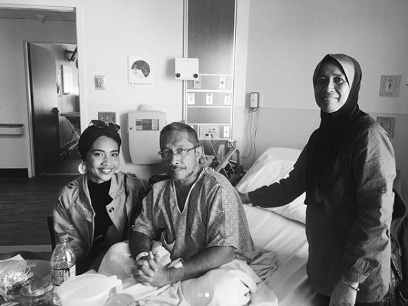 peminat mesej minta bantuan, yuna terus ke hospital di la