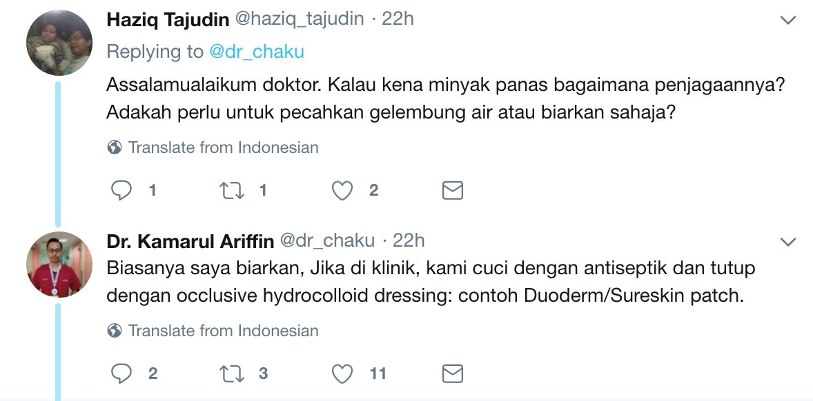 jangan letak mayonis kalau kulit kena air panas! ini 7 mitos penjagaan luka