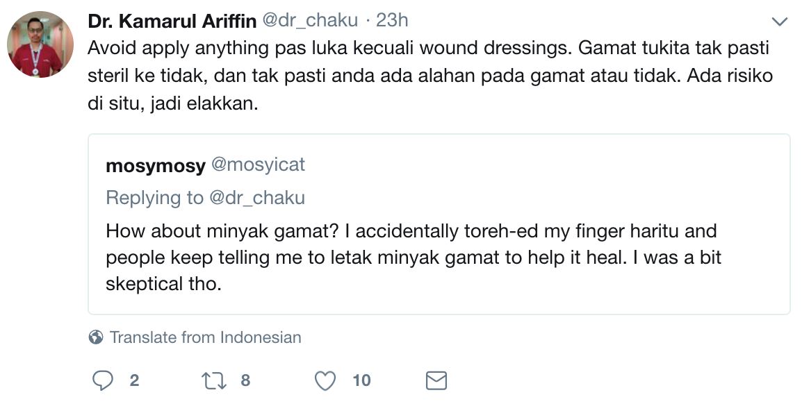 jangan letak mayonis kalau kulit kena air panas! ini 7 mitos penjagaan luka