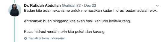 badan berlebih air dengan gemuk air sama ke ? ni jawapannya
