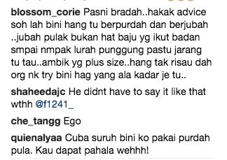 hafiz mahamad dikecam gara-gara caption ungkit wajah isteri dulu berjerawat