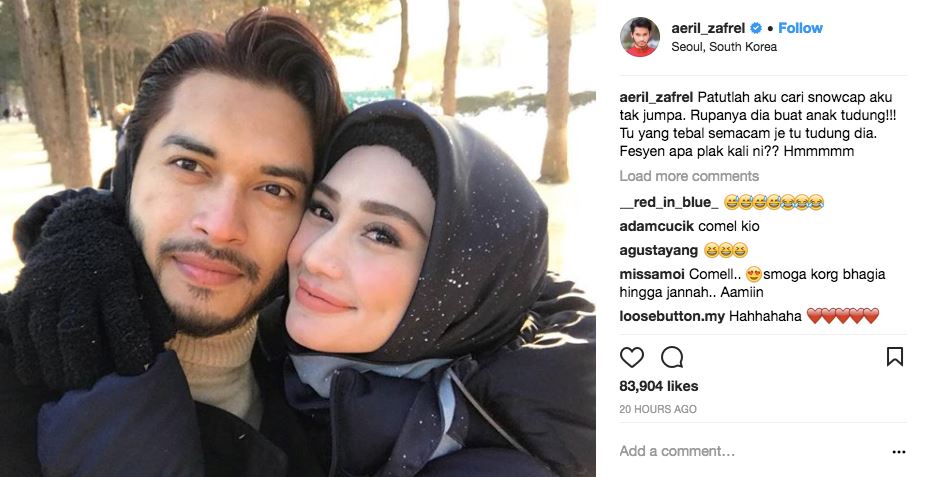 lawak bila aeril zafril bahan wawa zainal pakai snow cap ganti anak tudung