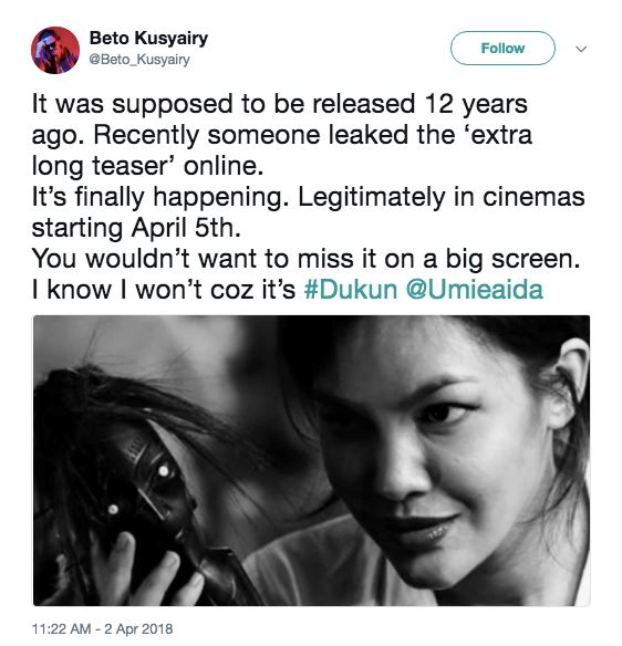 dukun trending kat twitter, semua tak sabar nak tengok termasuk artis