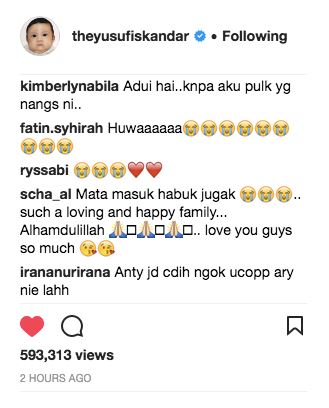 sekian lama tak jumpa, peminat sebak lihat hairul jumpa yusuf dan hanis zalikha