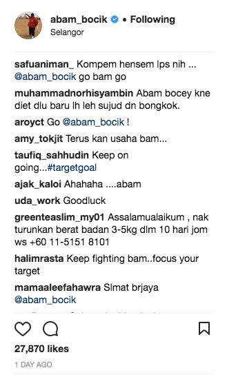 peminat support misi mengecil abam ! 