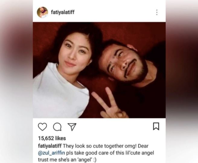 tak pernah berjumpa atau berkawan, tiba-tiba fatiya muat naik gambar elizabeth tan dan zul ariffin
