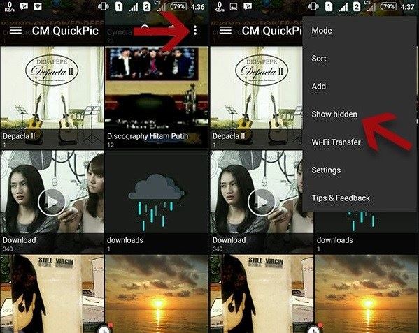 ni cara senang nak tengok gambar dan video 