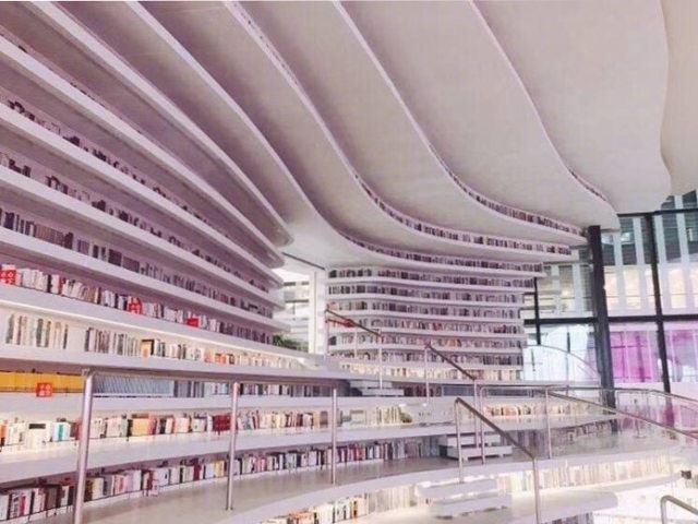 perpustakaan di china ni buat kita rasa nak duduk library lama-lama!