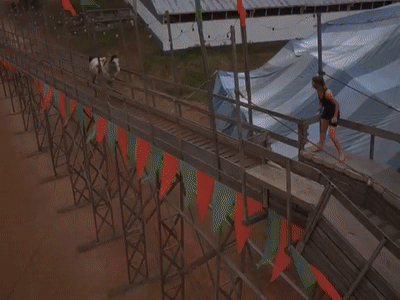 sebelum ini pernah ada sukan kuda terjun dalam air dari ketinggian 40 kaki