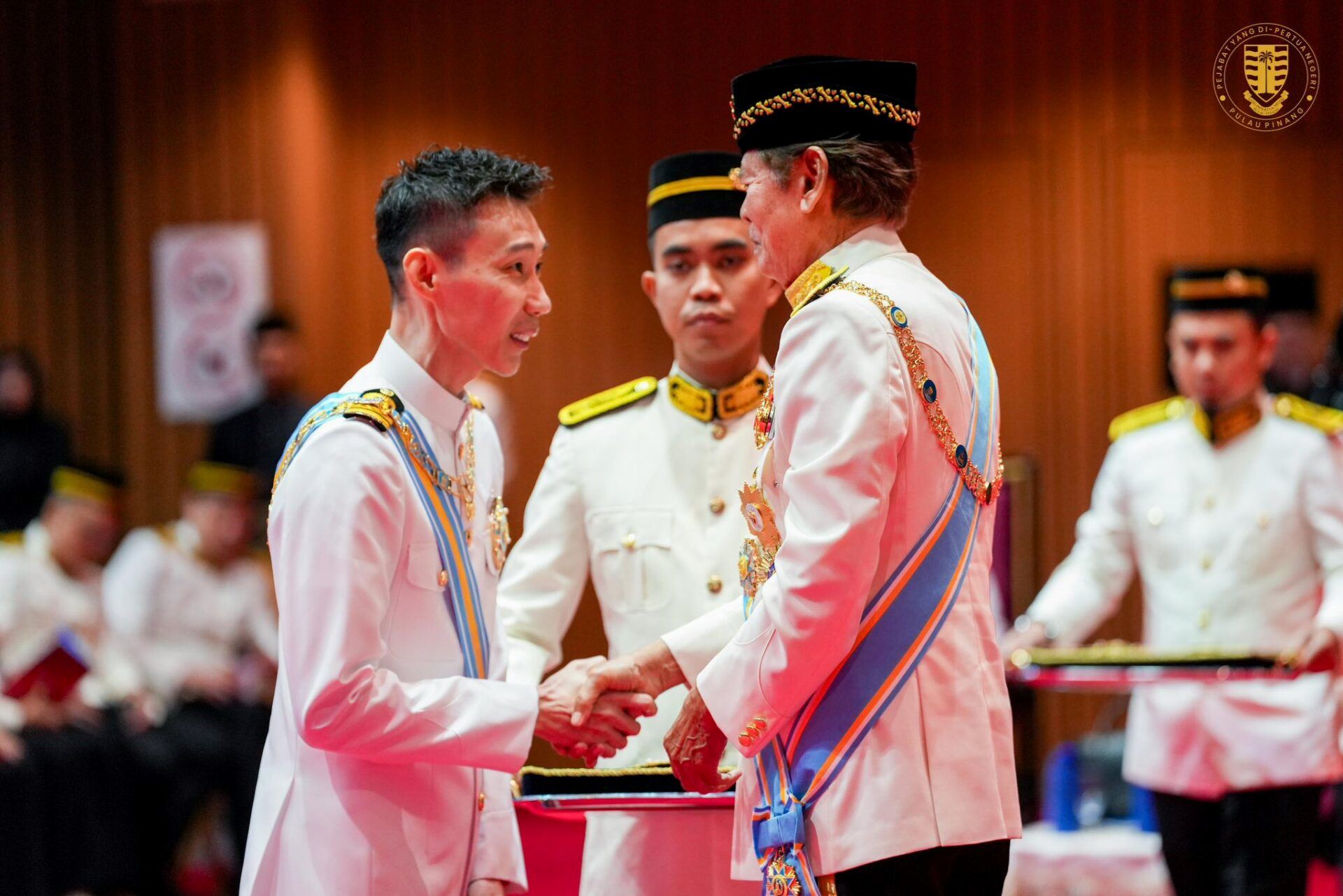 Lee Chong Wei Terima Gelaran Dato’ Seri Menerusi Anugerah Darjah Tertinggi Pulau Pinang